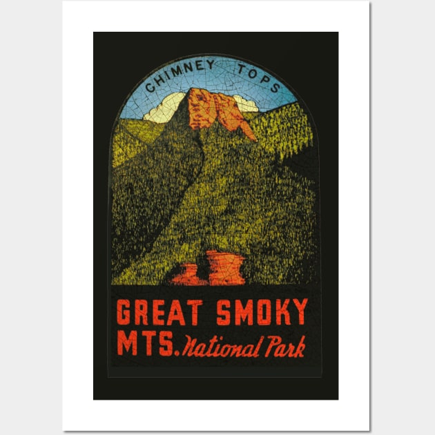 Great Smoky Mountains Wall Art by Midcenturydave